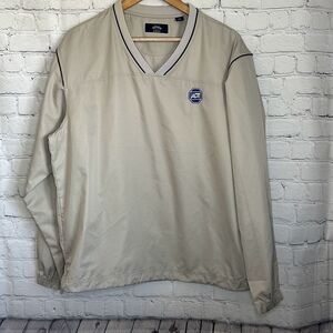 Callaway Mens Golf Long Sleeve Beige Pullover x Series size small Windbreaker
